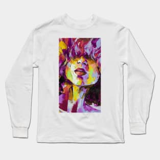 Abstract portrait of a beautiful girl. Long Sleeve T-Shirt